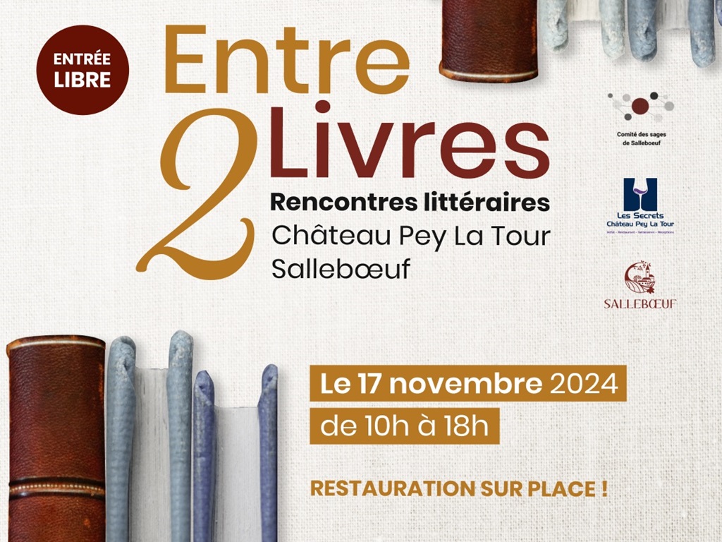 Entre 2 livres : salon du livre et rencontres  ...