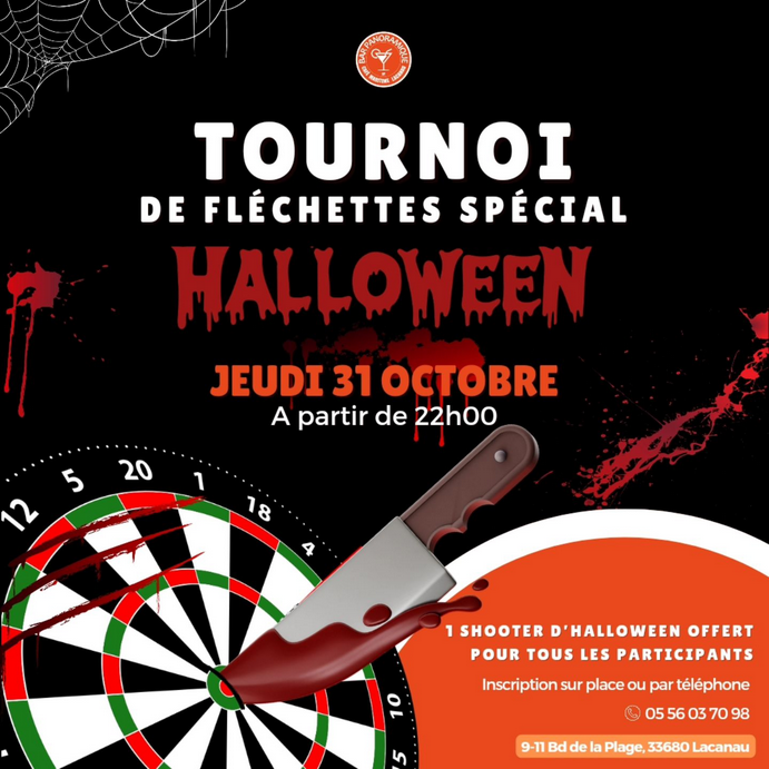 Tournois de fléchettes spécial Halloween