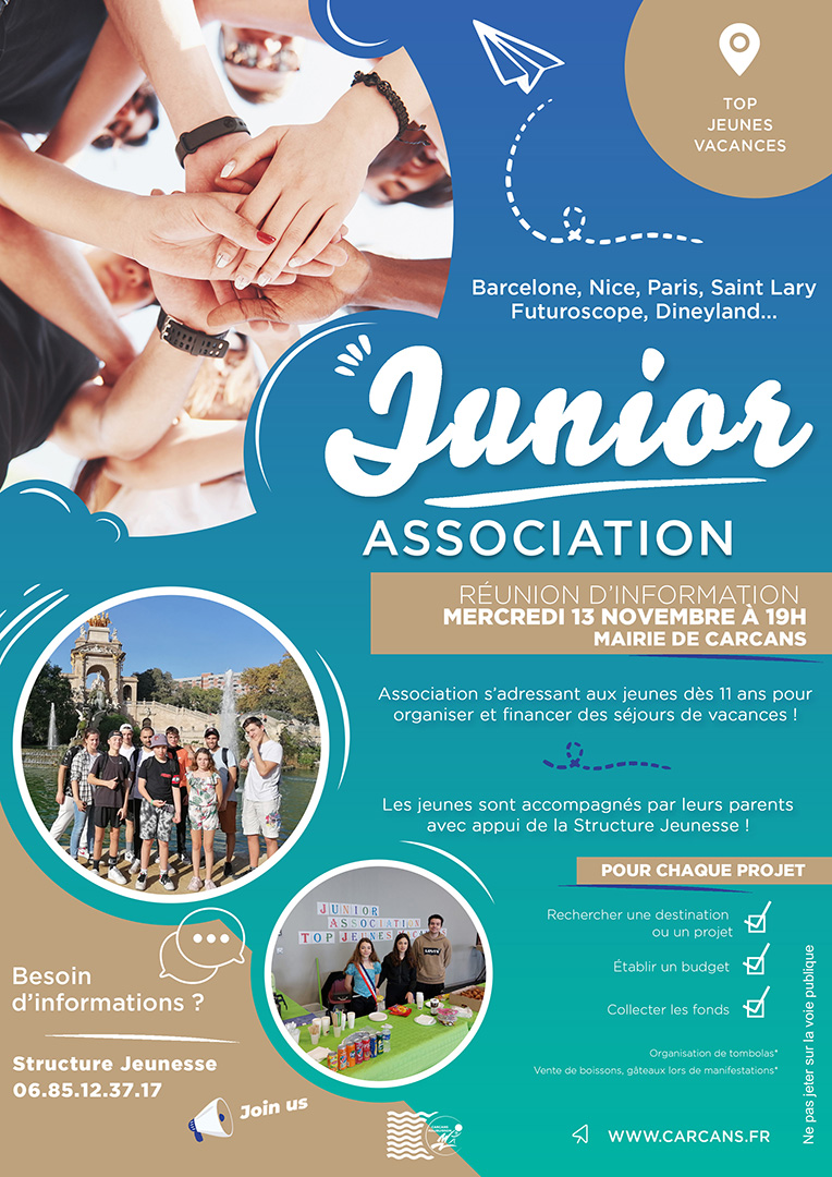 Réunion d'information : JUNIOR ASSOCATION