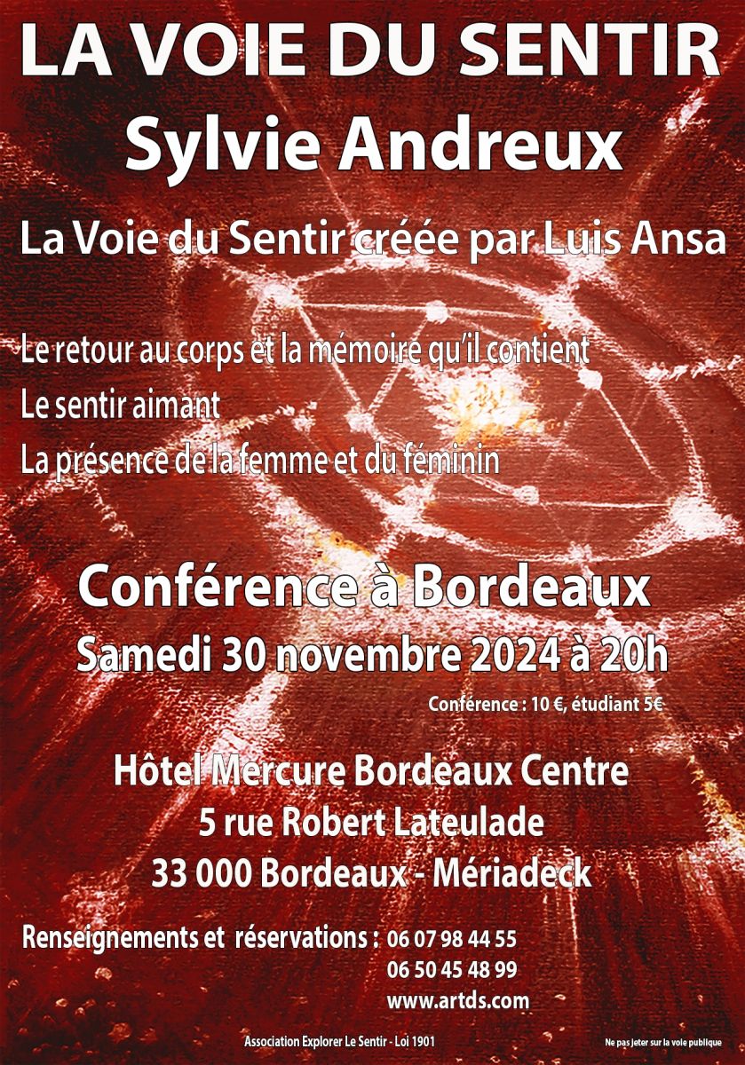 Conférence de Sylvie Andreux la Voie du Sentir