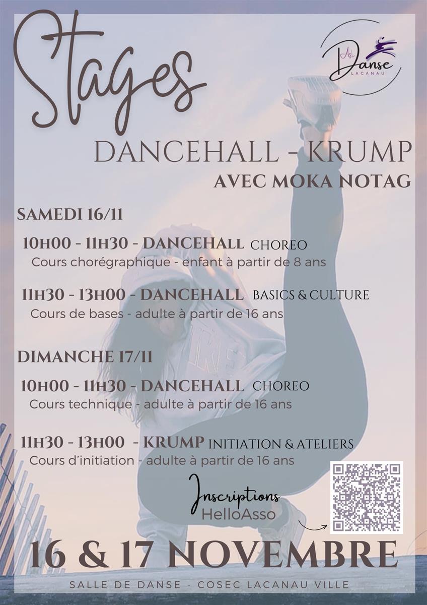 Stage Dansehall Krump avec Moka Notag - Sur in ...