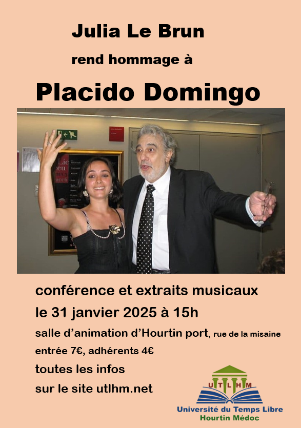 Conférence : "Hommage à Placido Domingo" - org ...