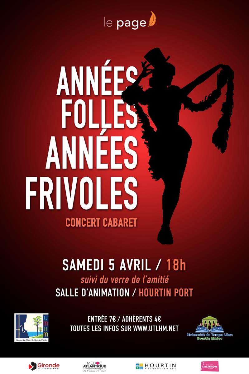 Concert cabaret : Années folles, années frivol ...