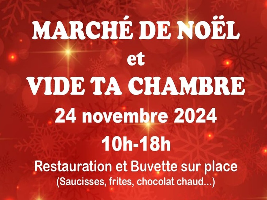 Marché de Noël et vide ta chambre