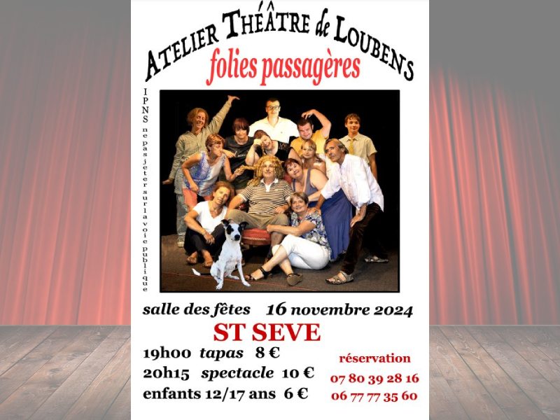 "Folies passagères" de l'atelier théâtre de Lo ...