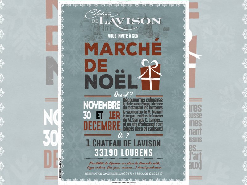 Marché de Noël au Château Lavison