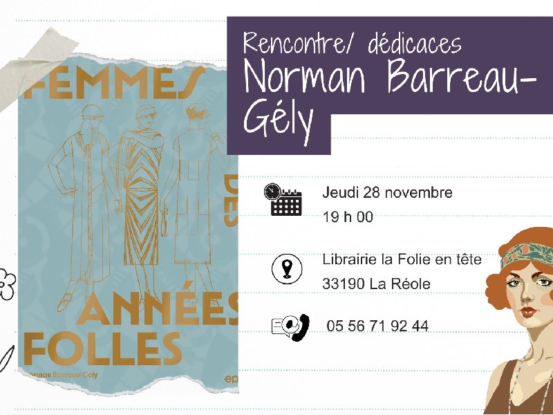 Rencontre et dédicace : Norman Barreau-Gély