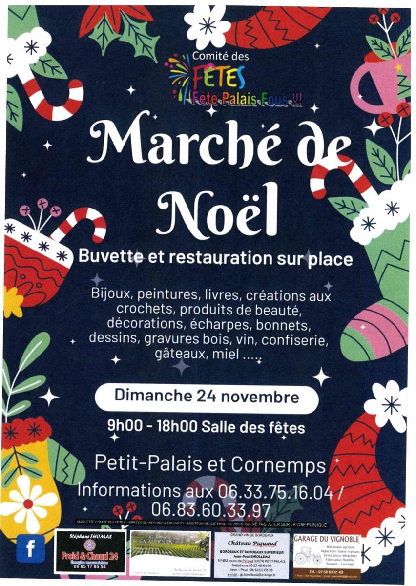 Marché de Noël à Petit Palais et Cornemps