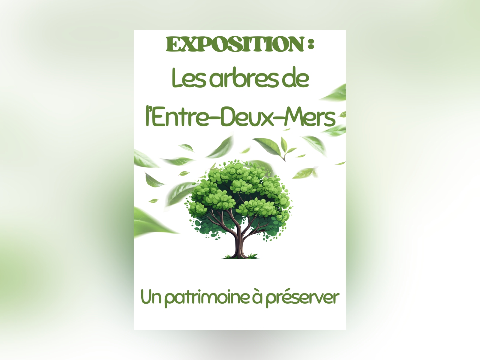 Exposition permanente : « Les arbres de l'Entr ...