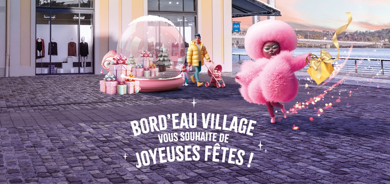 Bord'eau Village fête Noël !