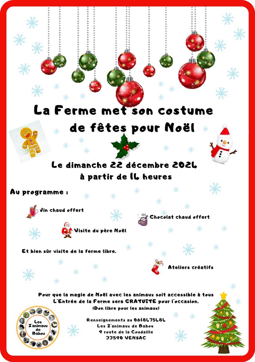 La ferme met son costume de Noël !