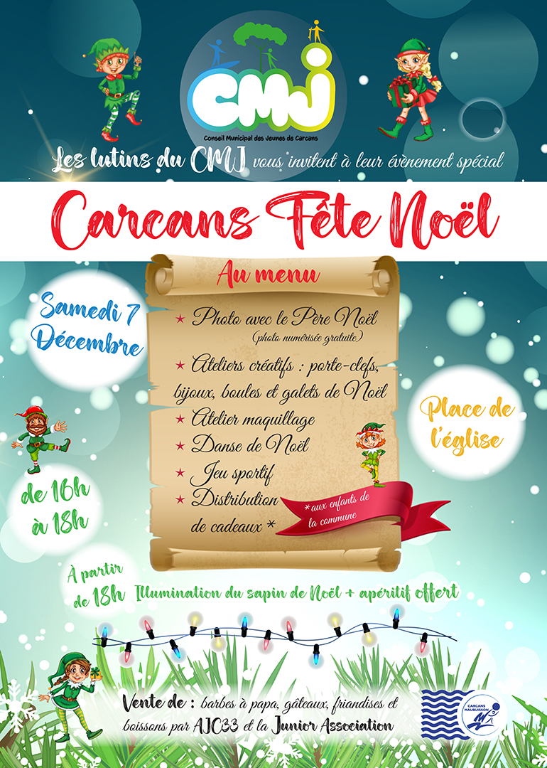 Carcans fête Noël (organisé par le Conseil Mun ...