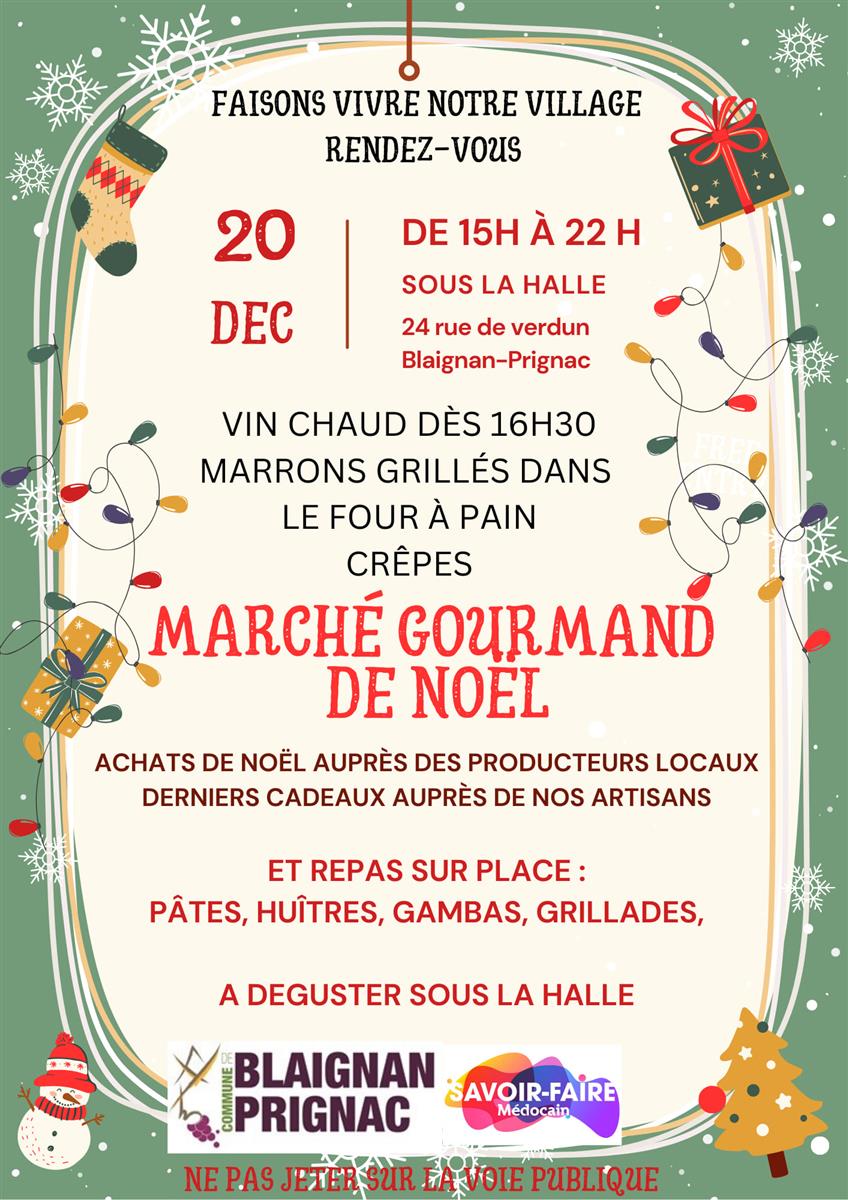 Marché de Noël à Blaignan