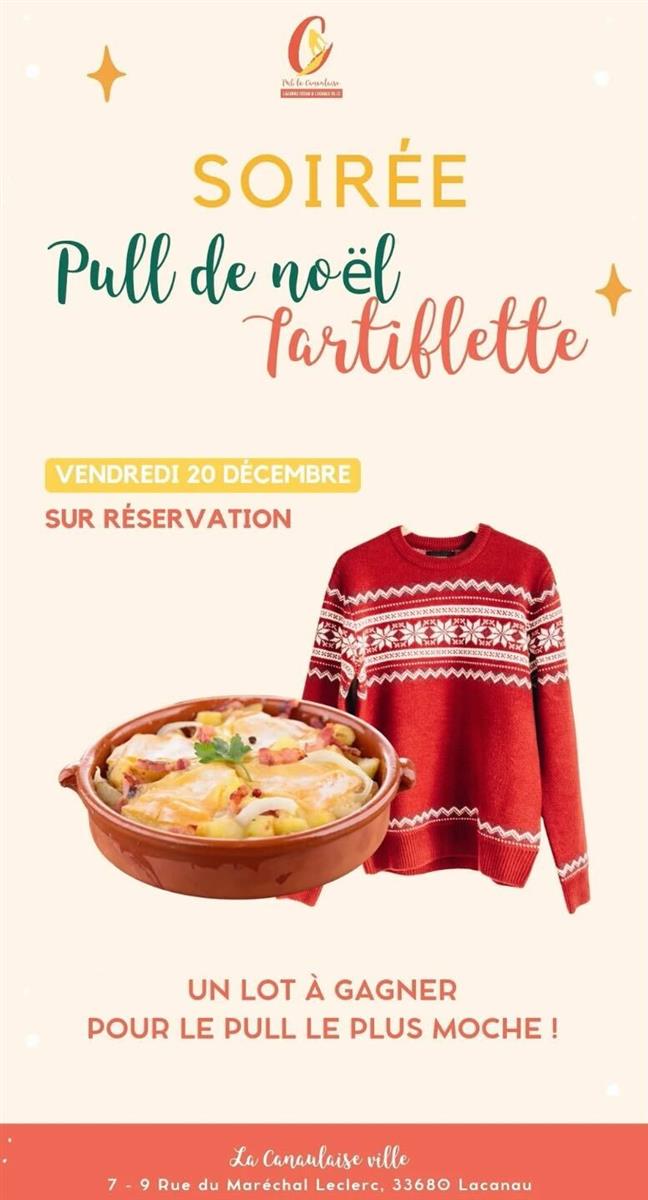 Soirée pull de Noël et tartiflette