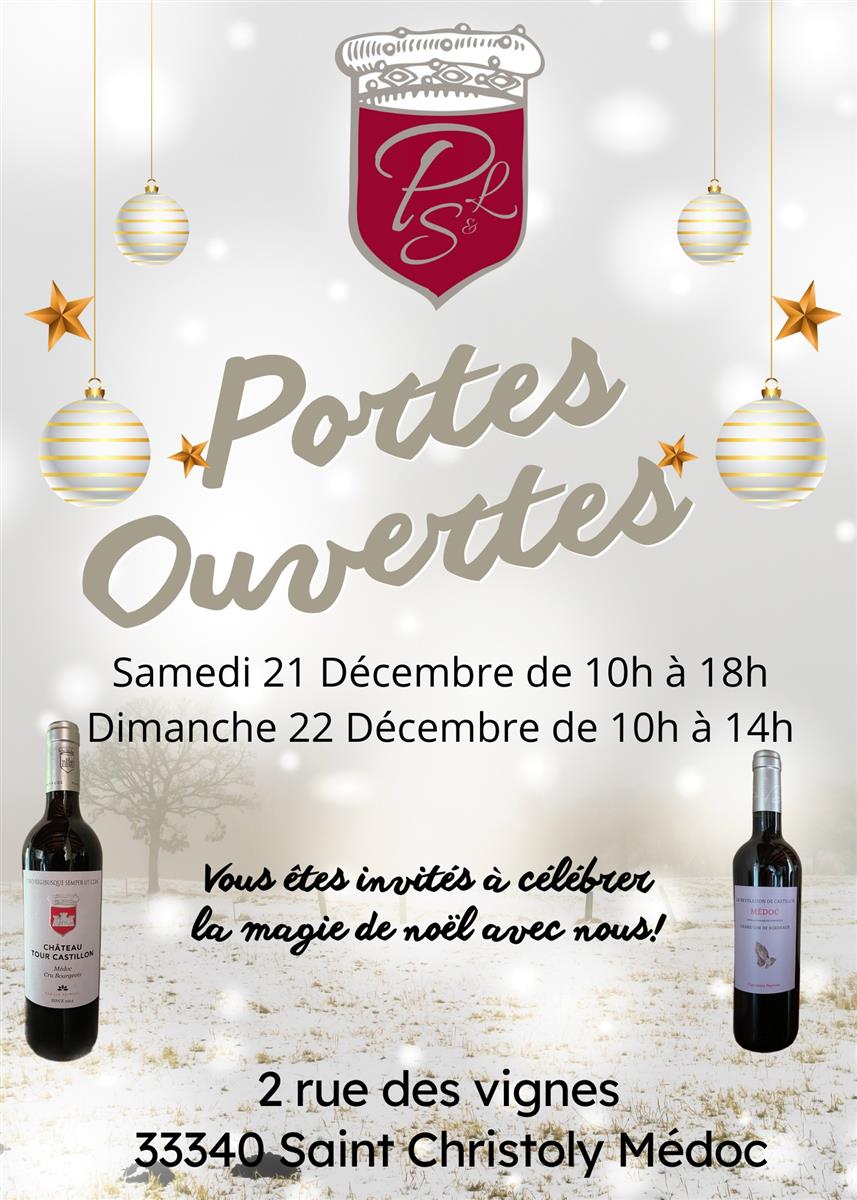 Portes Ouvertes de Noël au Château Tour Castillon