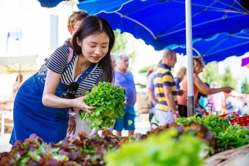 Marché de Langon le dimanche