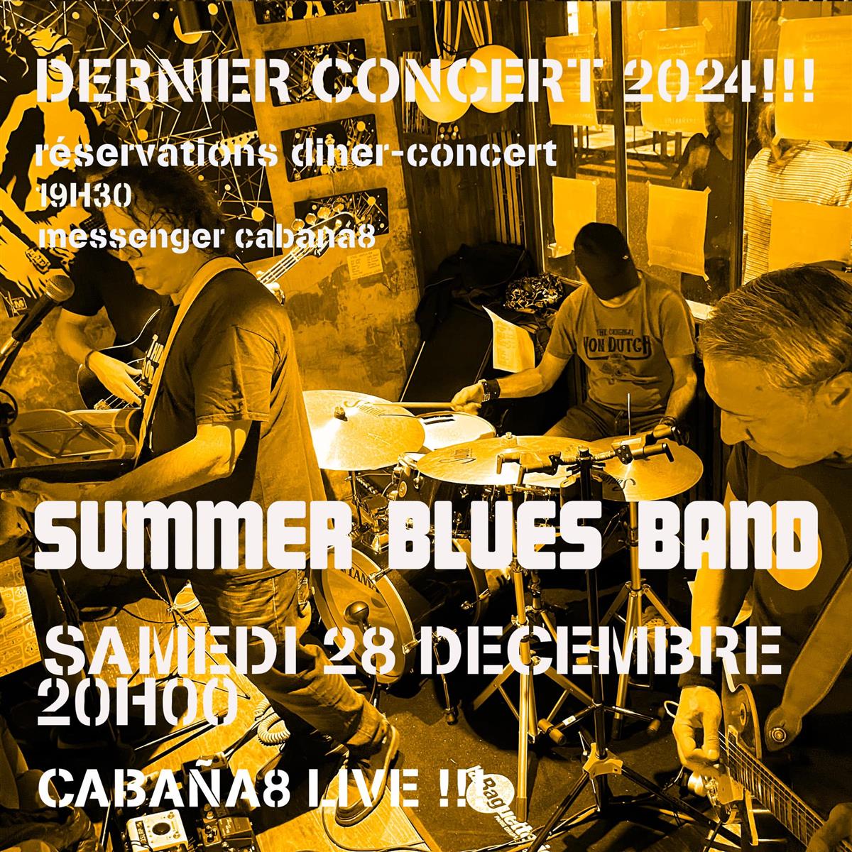 Diner-Concert Summer Blues Band (réservation s ...