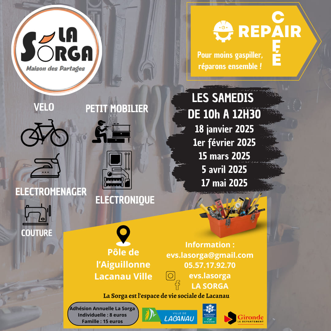 Repair Café + Rendez-vous Job café- La Sorga