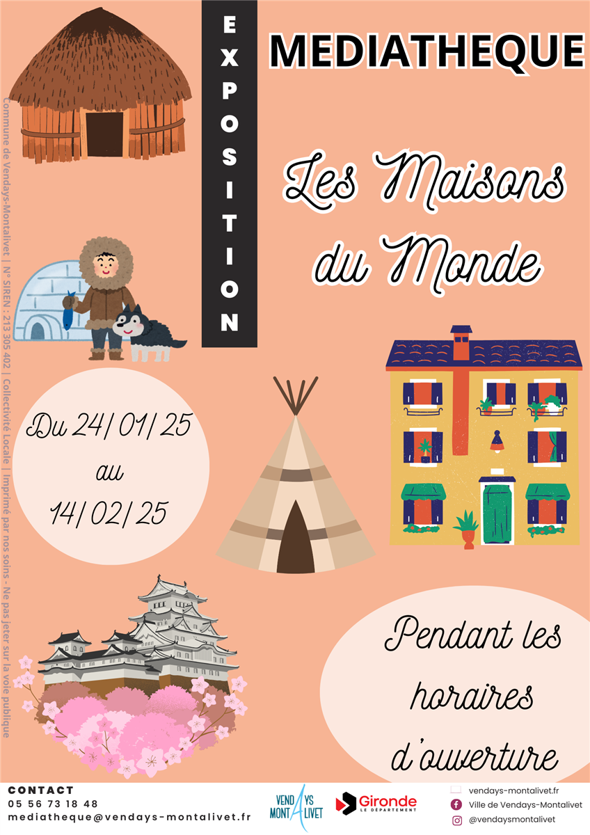 Exposition les maisons du monde