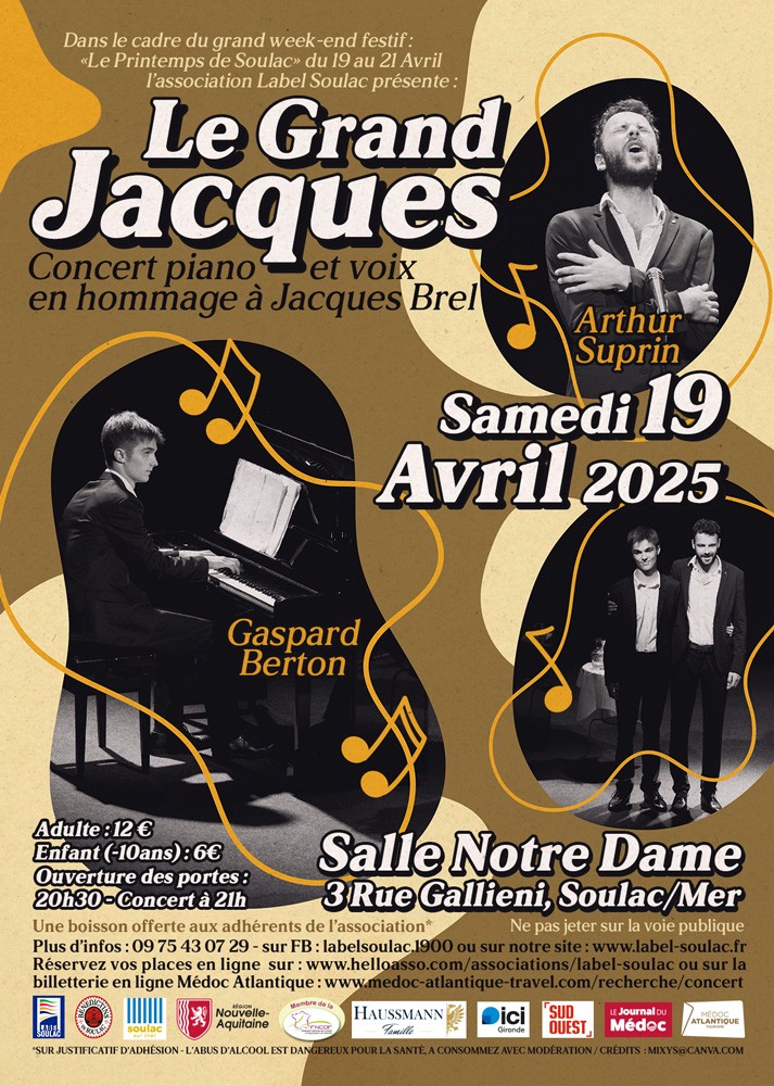 Le Printemps de Soulac : Concert piano-voix "L ...