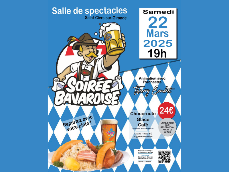 Soirée Bavaroise à Saint-Ciers sur Gironde