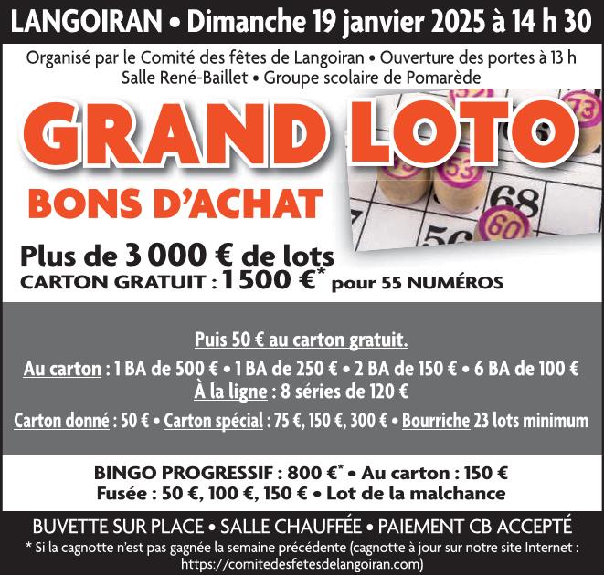 GRAND LOTO SPECIAL BON D ACHATS 46 LOTS+JEUX