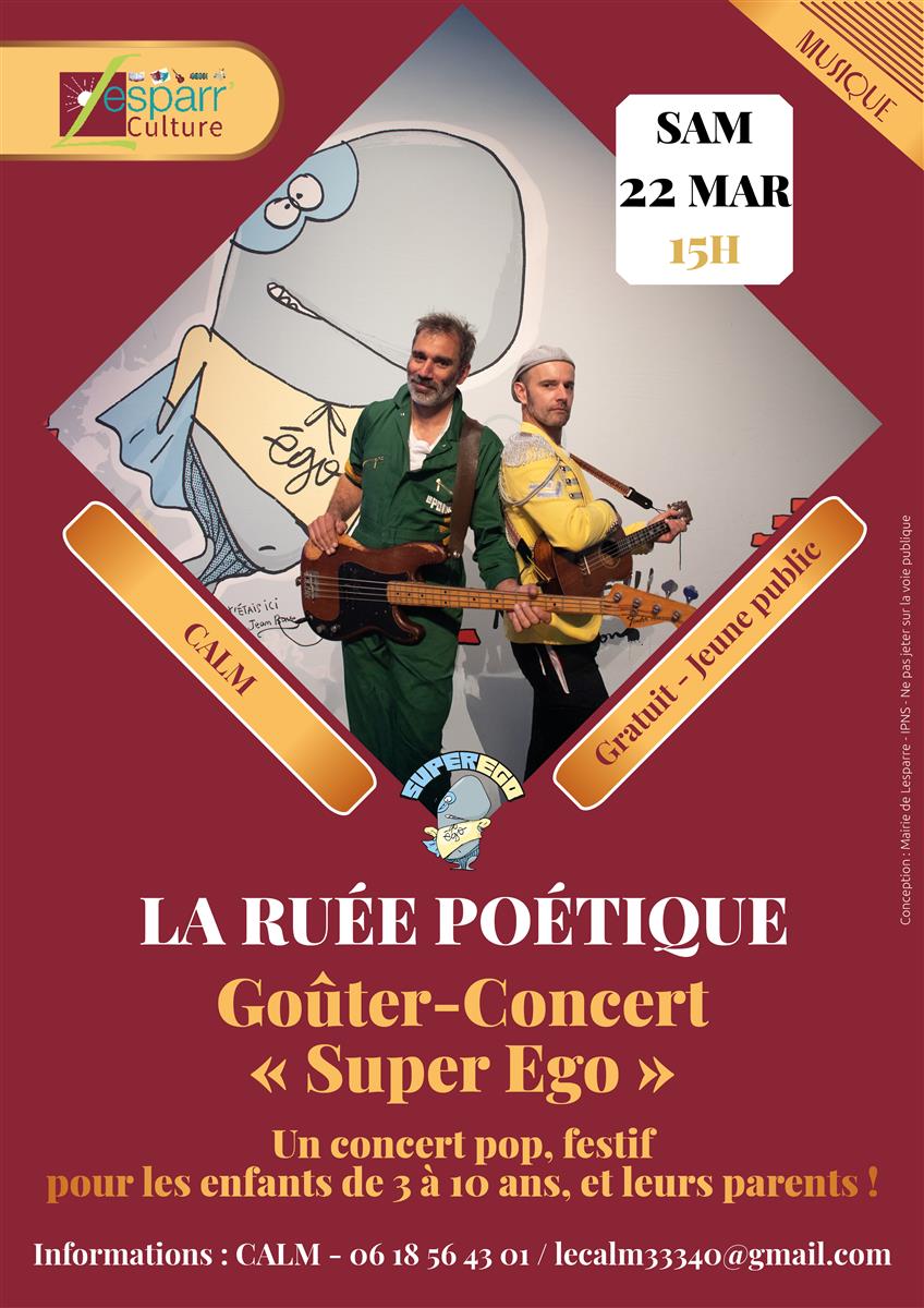 Festival la Ruée Poétique : goûter-concert "Su ...