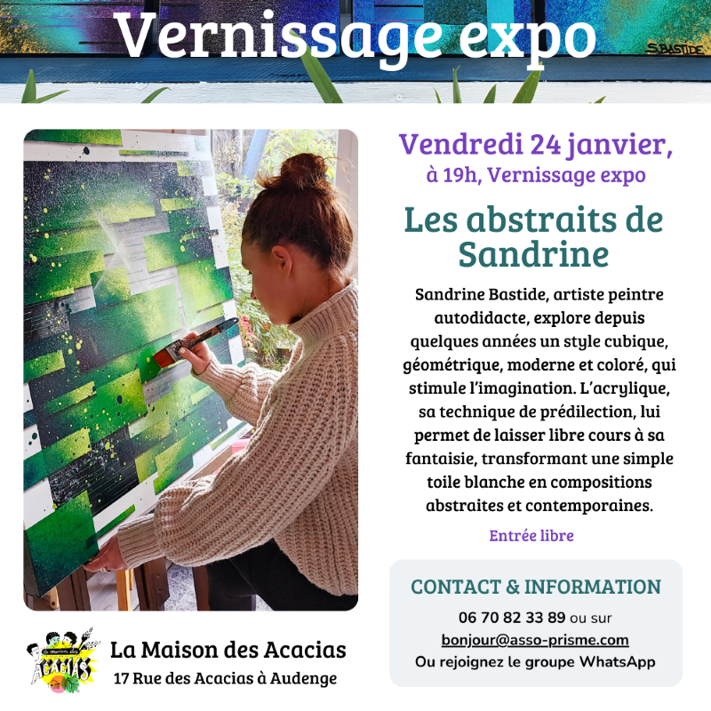 La Maison des Acacias : vernissage - expo