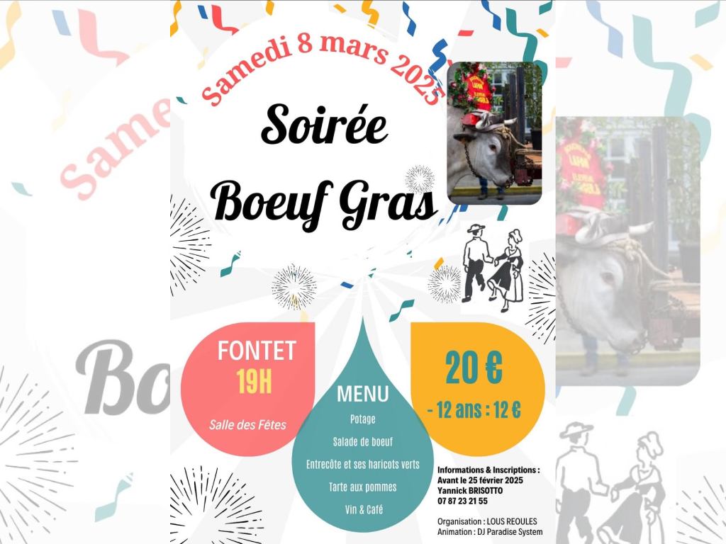 Soirée Boeuf Gras