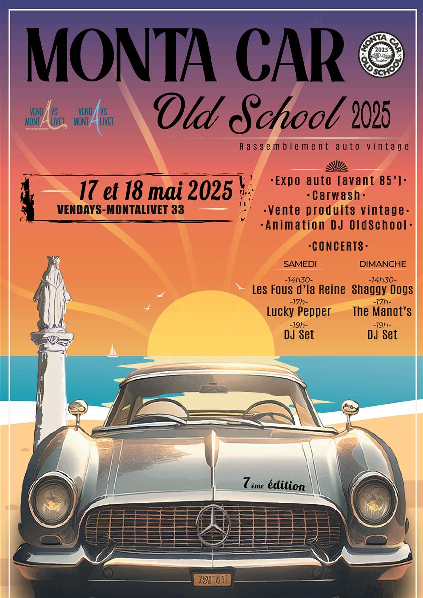 Monta Car Old School - Rassemblement Auto Vintage