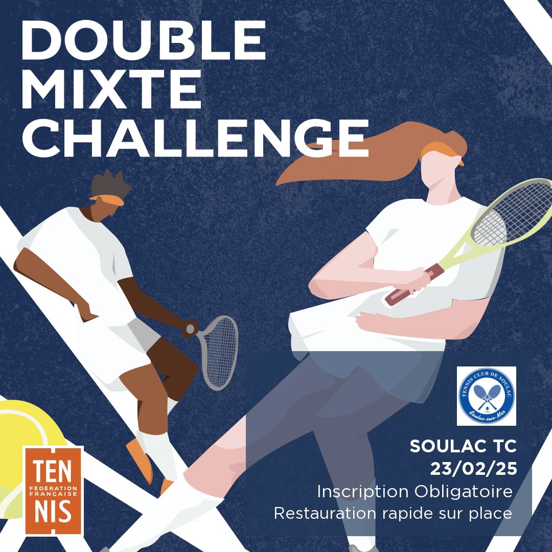 Double Mixte Challenge organisé par Le Tennis  ...