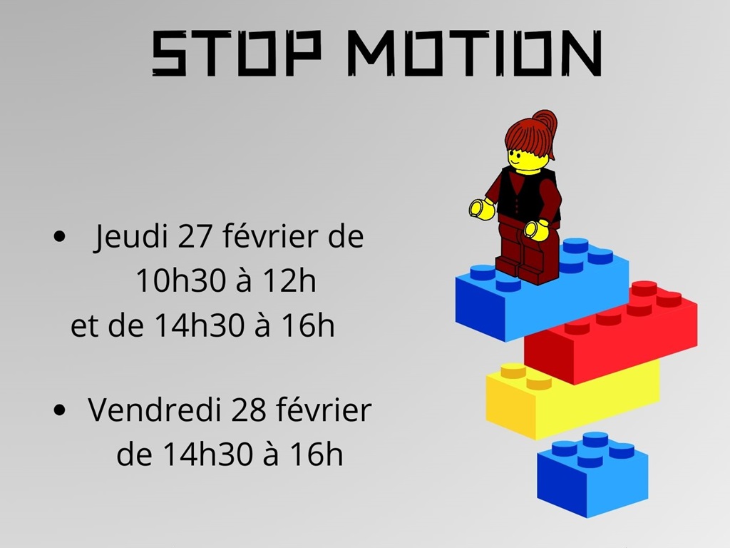 Atelier stop motion