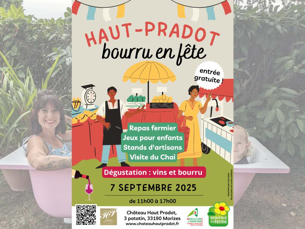 Le bourru en fête au château Haut-Pradot