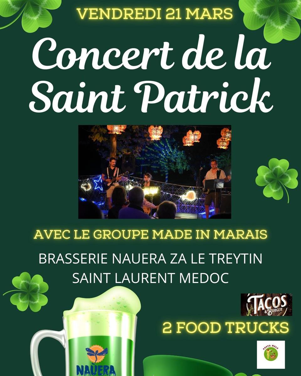 Concert de la Saint-Patrick à la brasserie Naùera