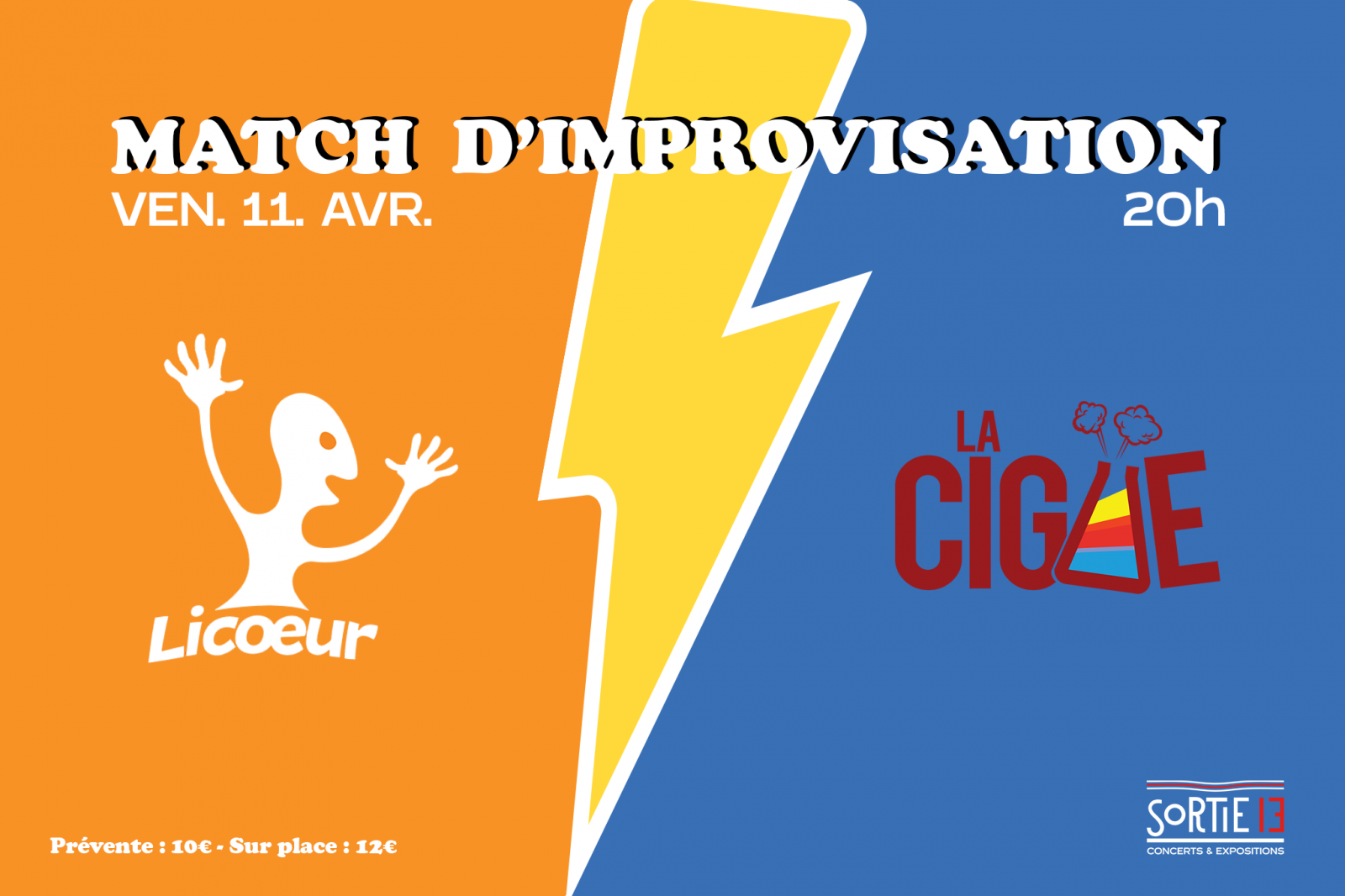 Match d'improvisation : La Cigüe VS La Licoeur