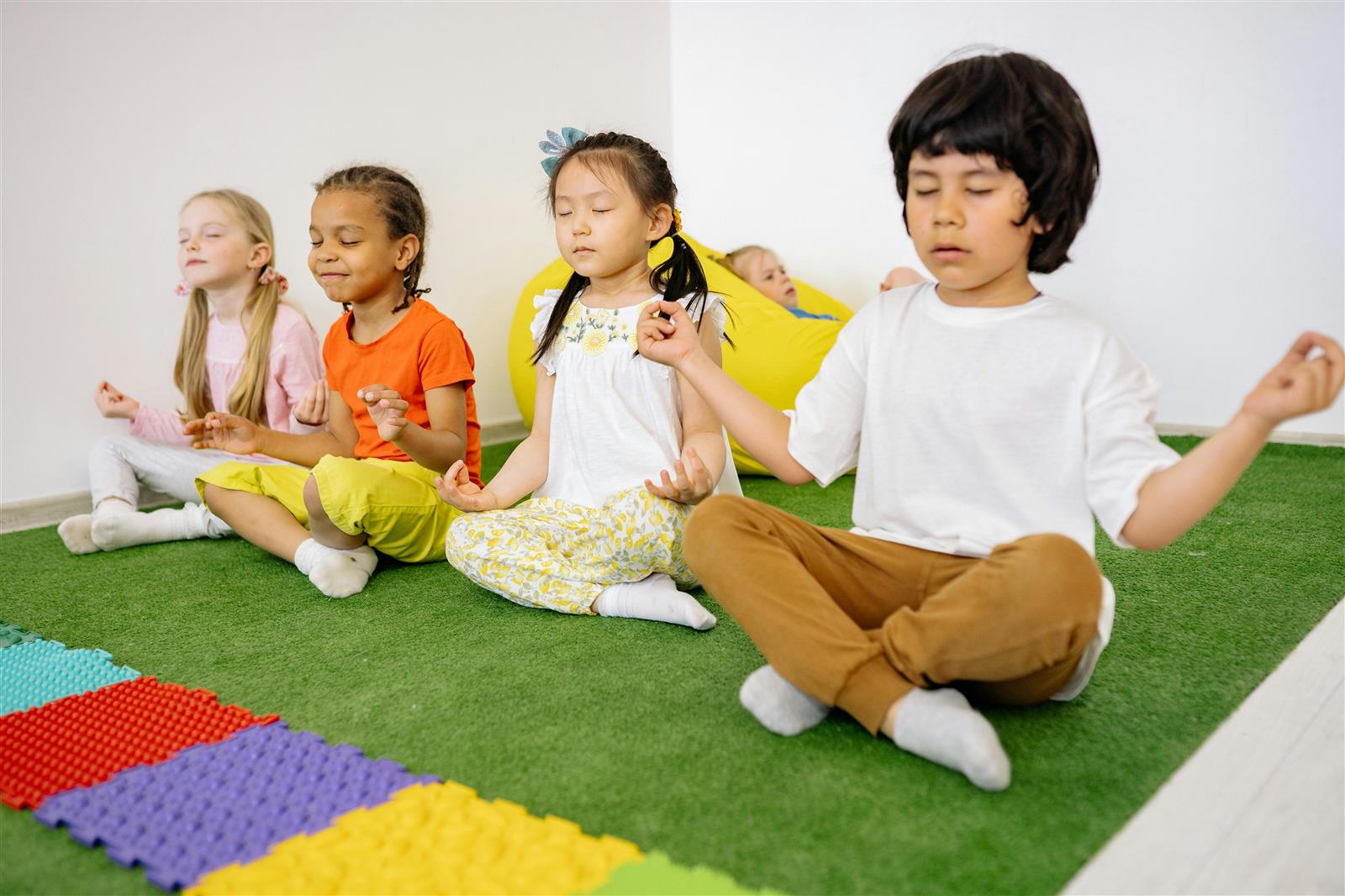 Séance de "Yoga conté"