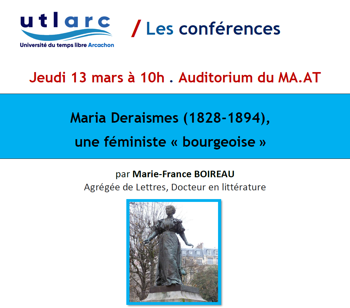 Conférence : Maria Deraismes, une féministe "b ...