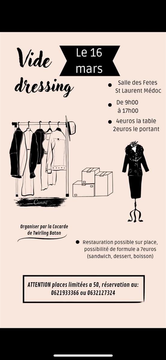 Vide-dressing par la Cocarde Twirling-bâton