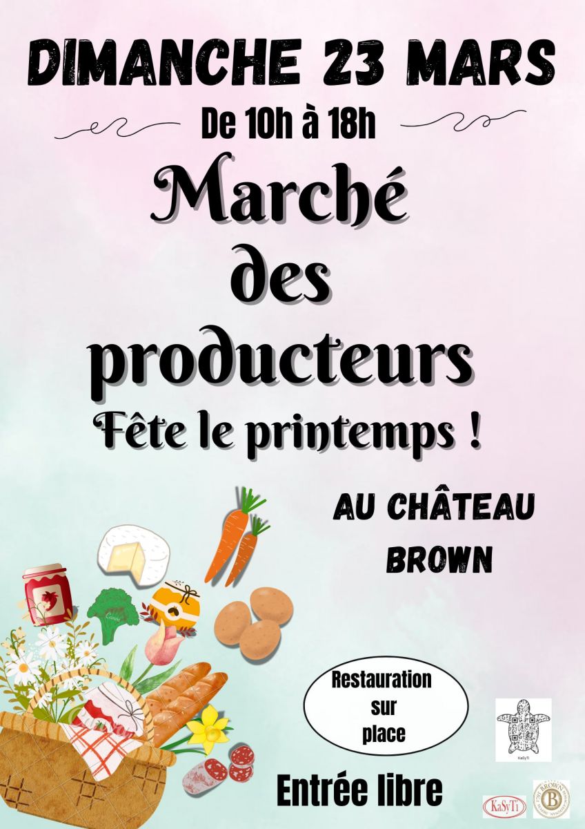 Marché des Producteurs au Château Brown, Léognan