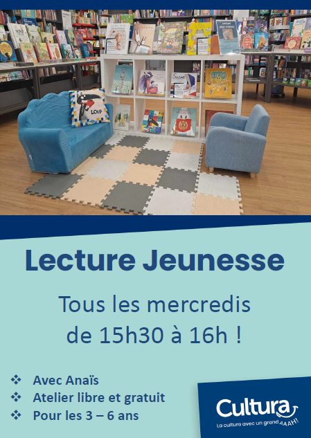 Lecture Jeunesse du Mercredi, by Cultura