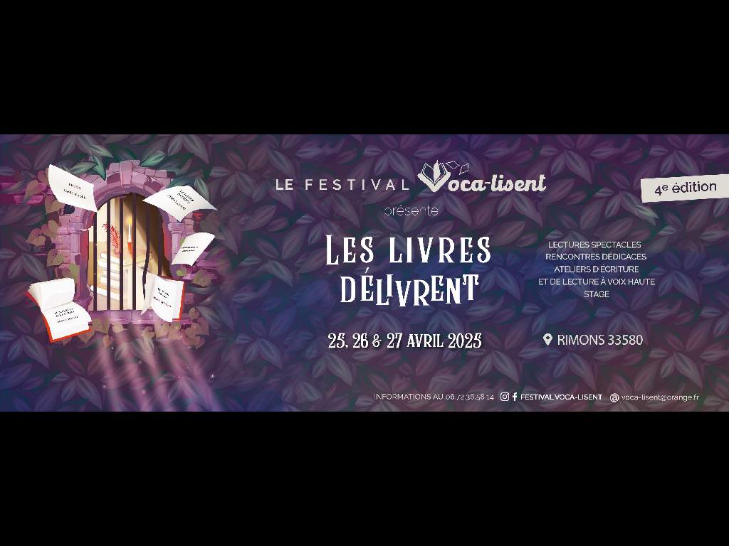 Le festival Voca-Lisent présente "Les livres d ...