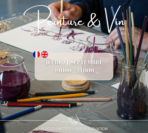 Peinture lie de vin au Château Larose-Trintaudon