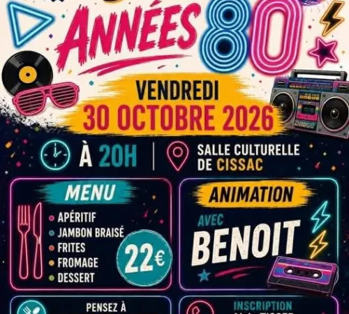 Soirée Années 80