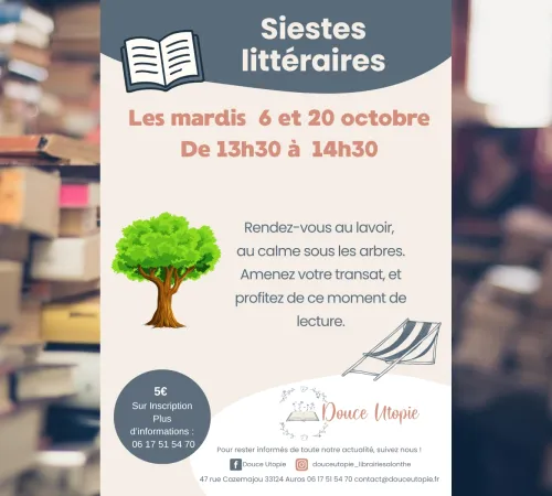 Siestes littéraires