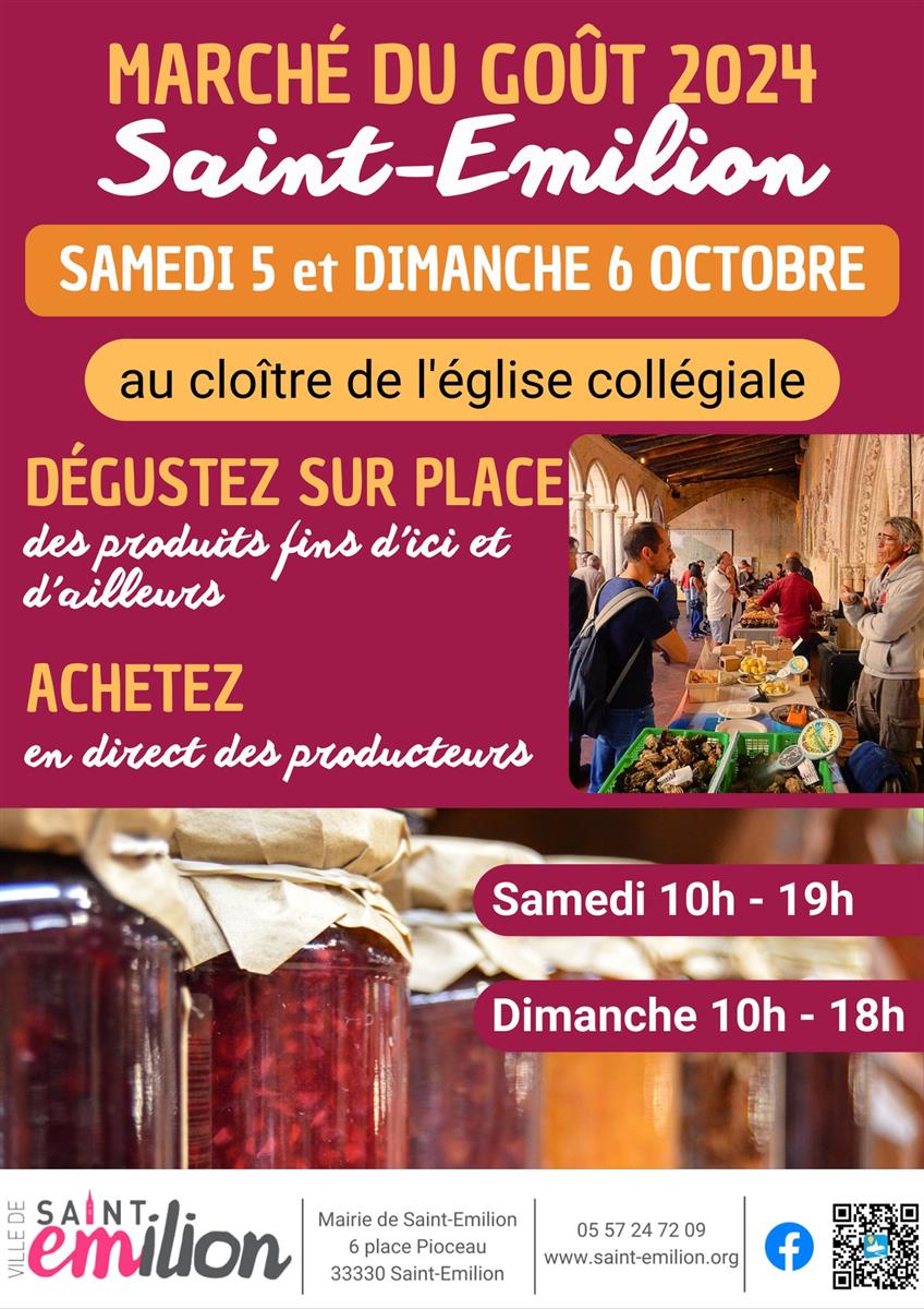 Marché du Goût de Saint-Emilion