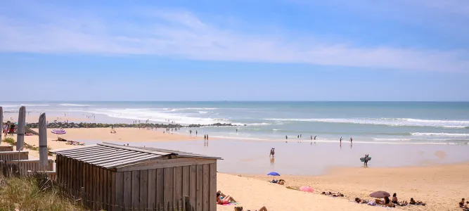 Central beach, Lacanau